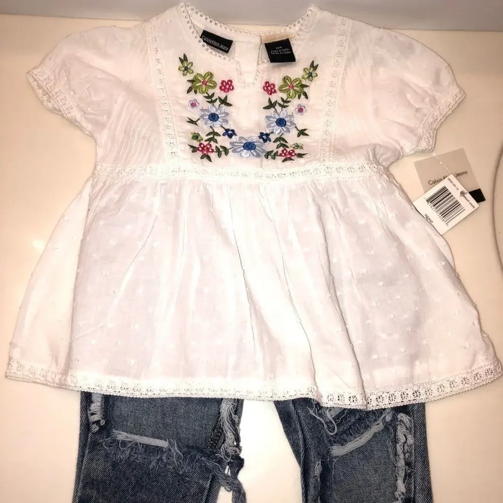 New Baby toddler girl blouse 24 mo.